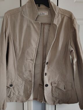 Levi Strauss Riders by Lee Light Beige/Tan Corduroy Blazer Jacket M